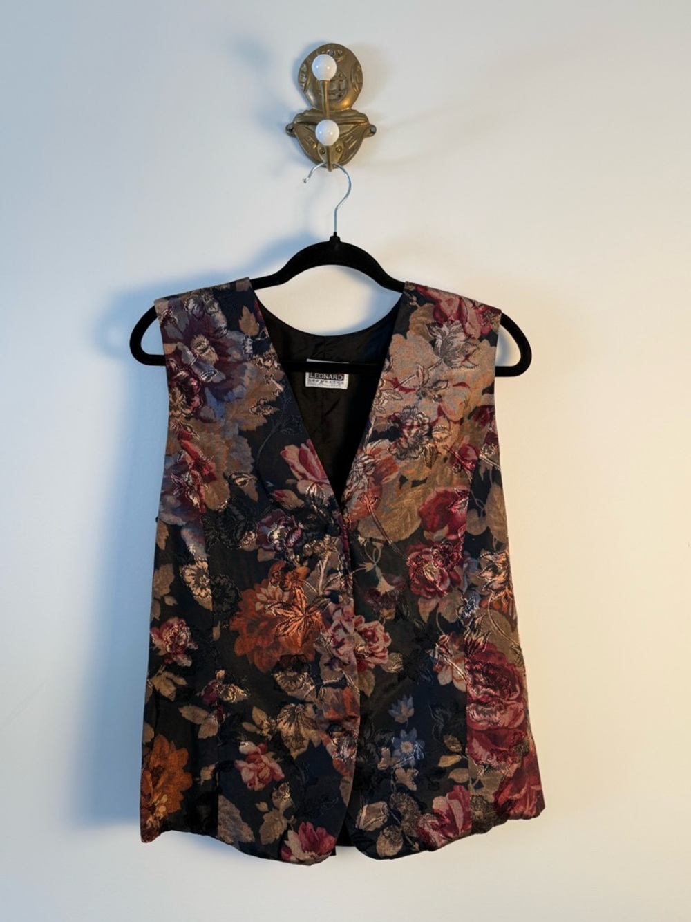 Mister Leonard Floral Jacquard Vest